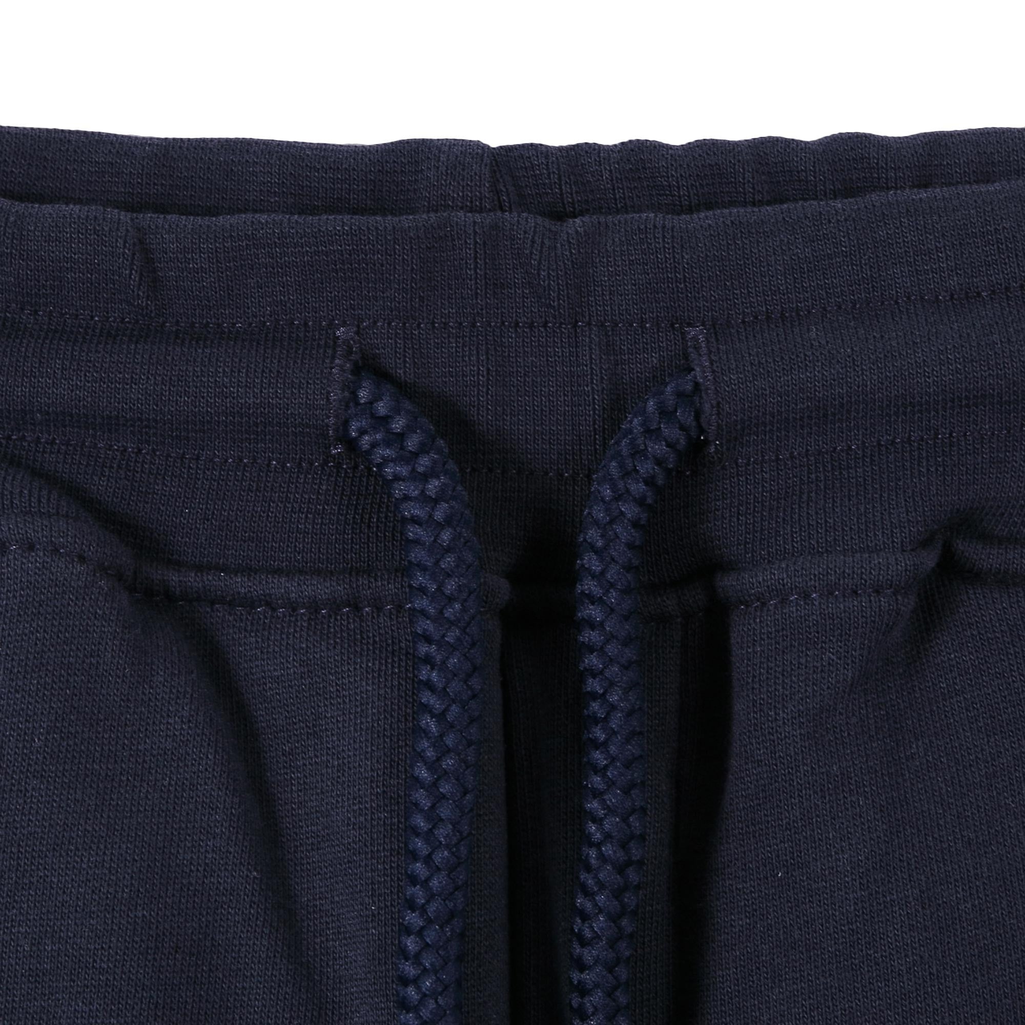 Boys Navy Blue Ribbed Cuffs Cotton Trouser - CÉMAROSE | Children's Fashion Store - 5