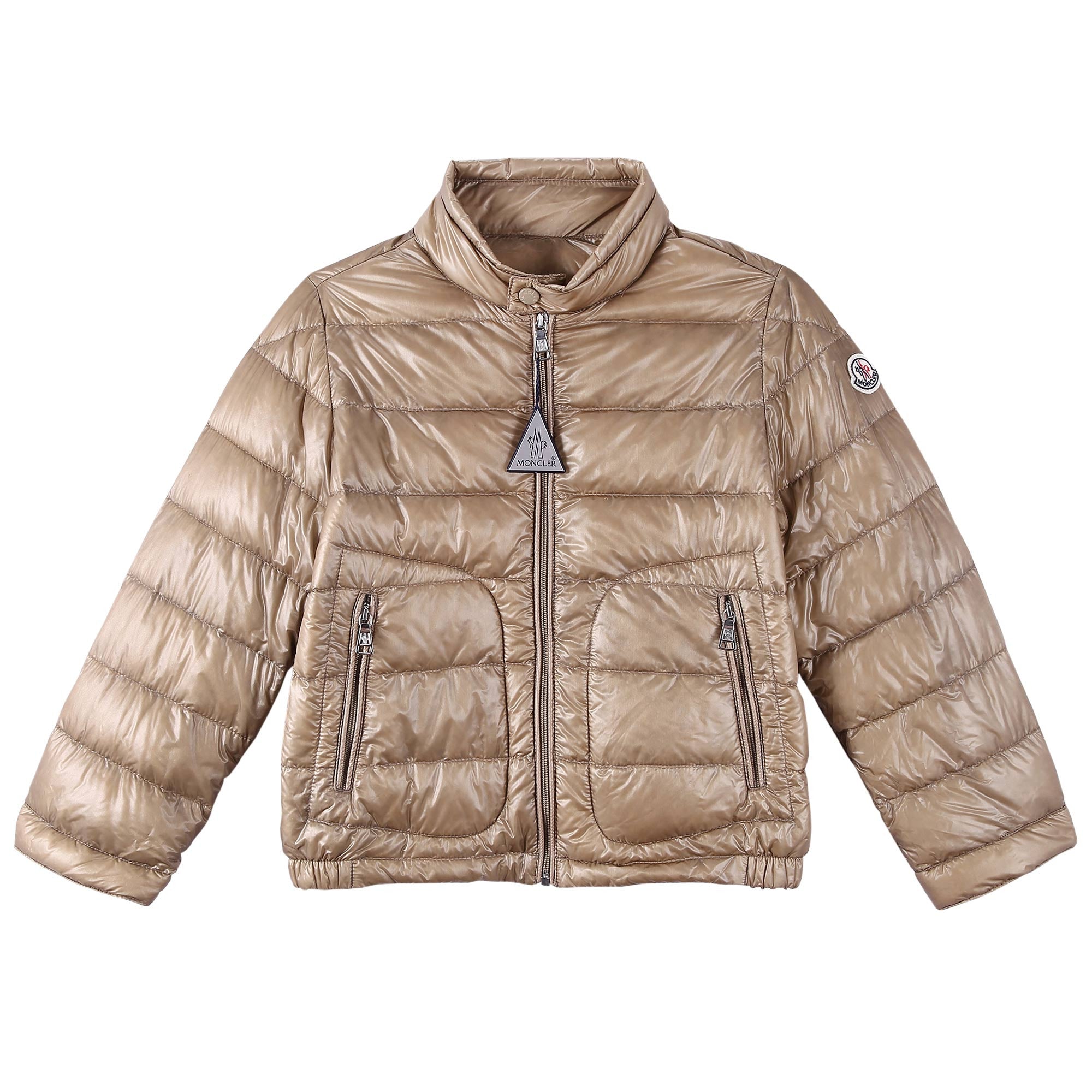 Boys Champagne Down Padded 'Acrous' Jacket With Hidden Pocket - CÉMAROSE | Children's Fashion Store - 1
