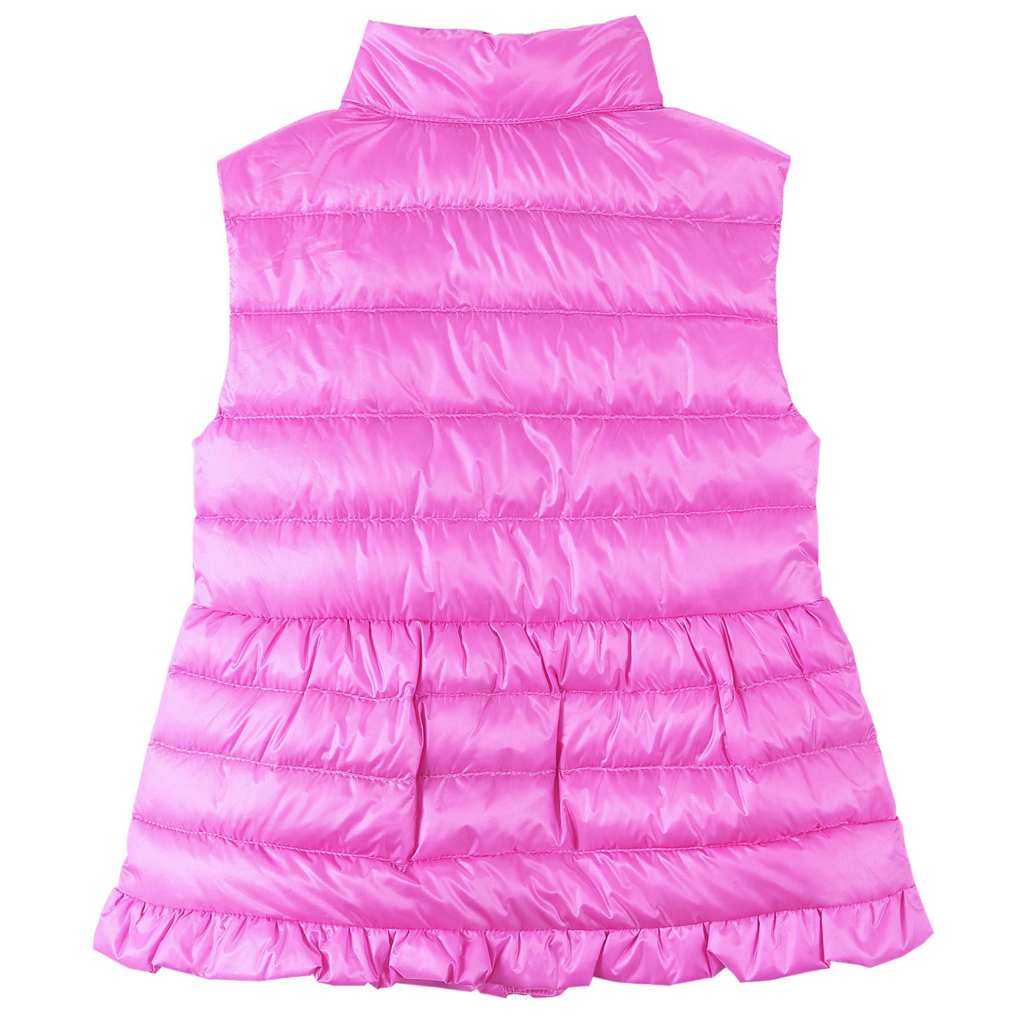 Baby Girls Pink Down Padded 'Cherame' Gilet - CÉMAROSE | Children's Fashion Store - 2