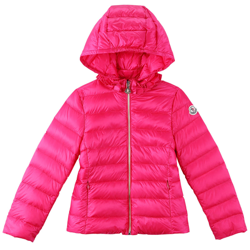 Girls Rose Red Down Padded Hooded 'Iraida' Jackets - CÉMAROSE | Children's Fashion Store - 1