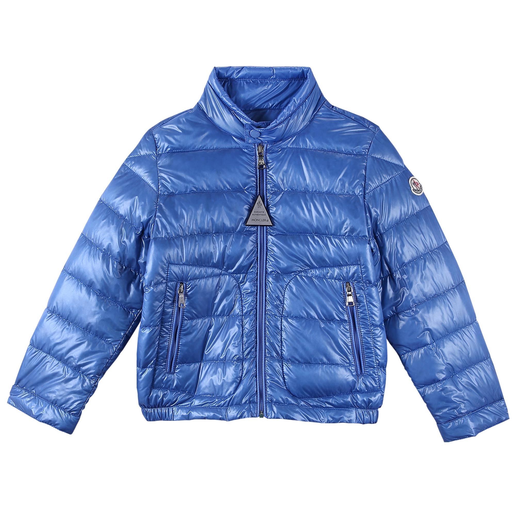Boys Blue Down Padded 'Acrous' Jacket With Hidden Pocket - CÉMAROSE | Children's Fashion Store - 1