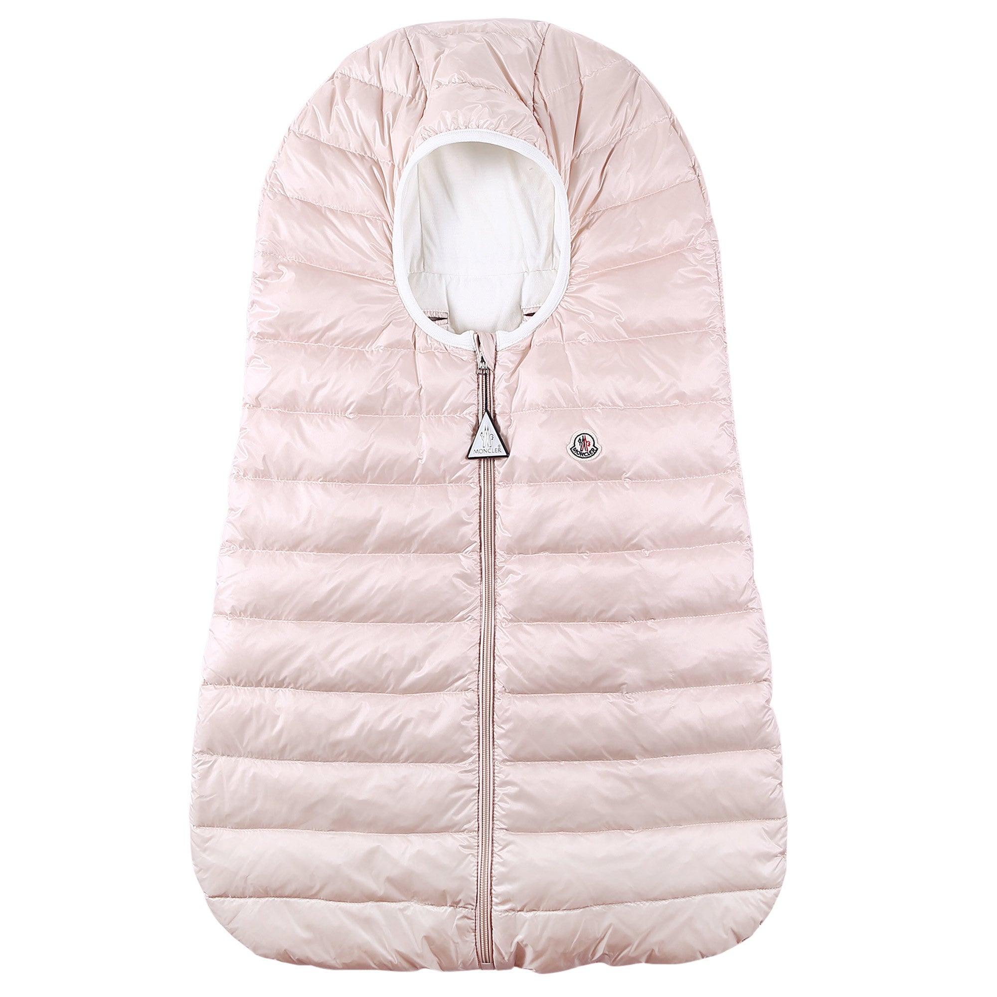 Baby Light Pink Down Padded 'Sacco' Sleeping Bag(74cm) - CÉMAROSE | Children's Fashion Store - 1