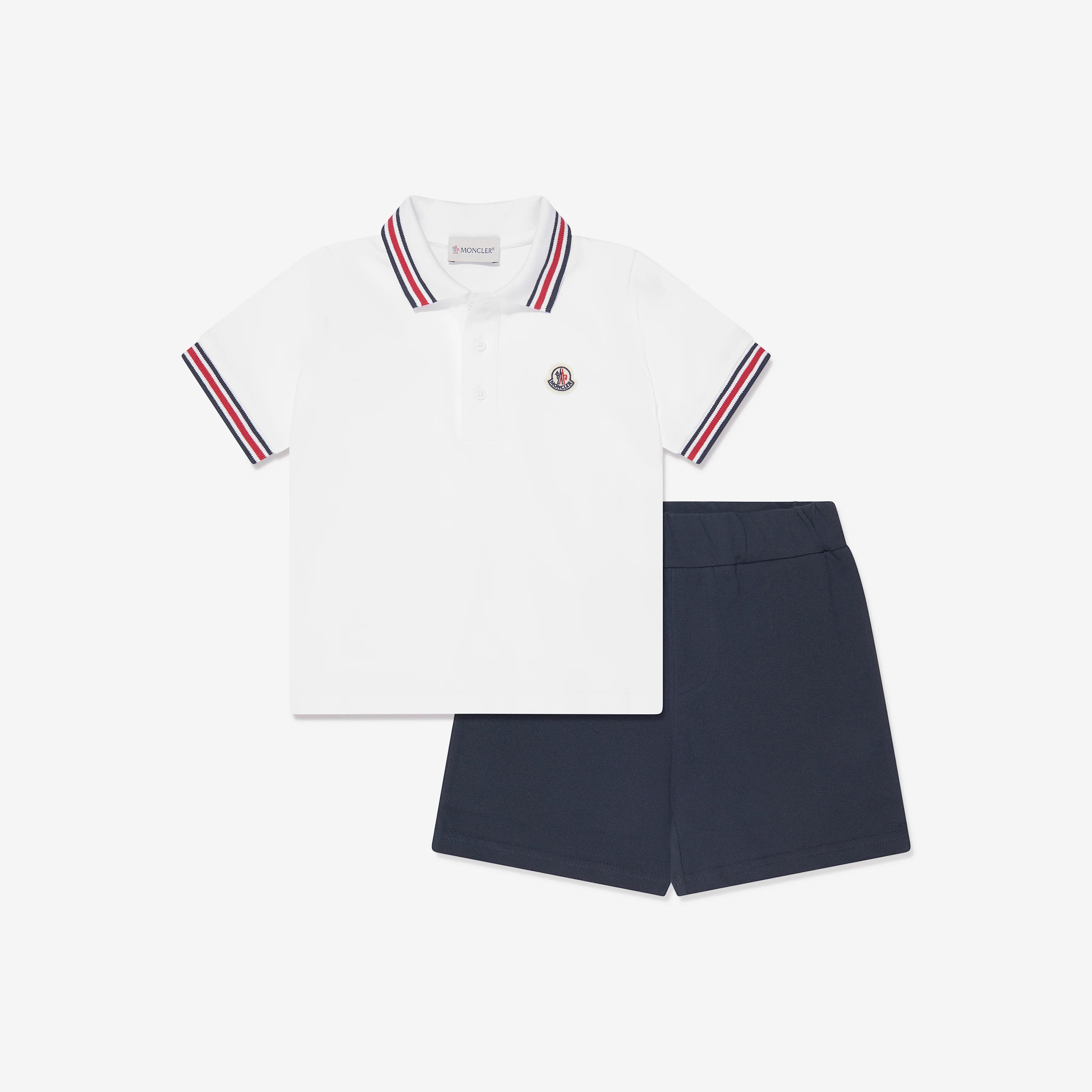 Boys White Cotton Set