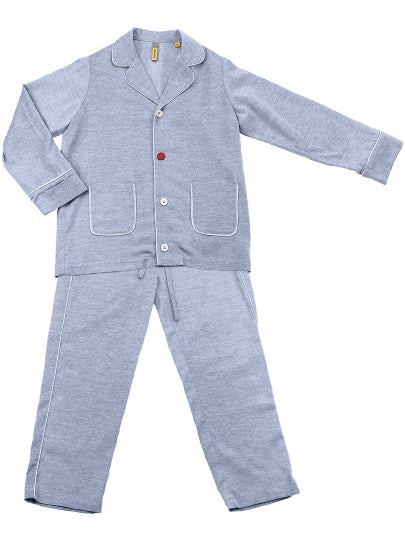 Girls & Boys Light Blue Pajama Sets