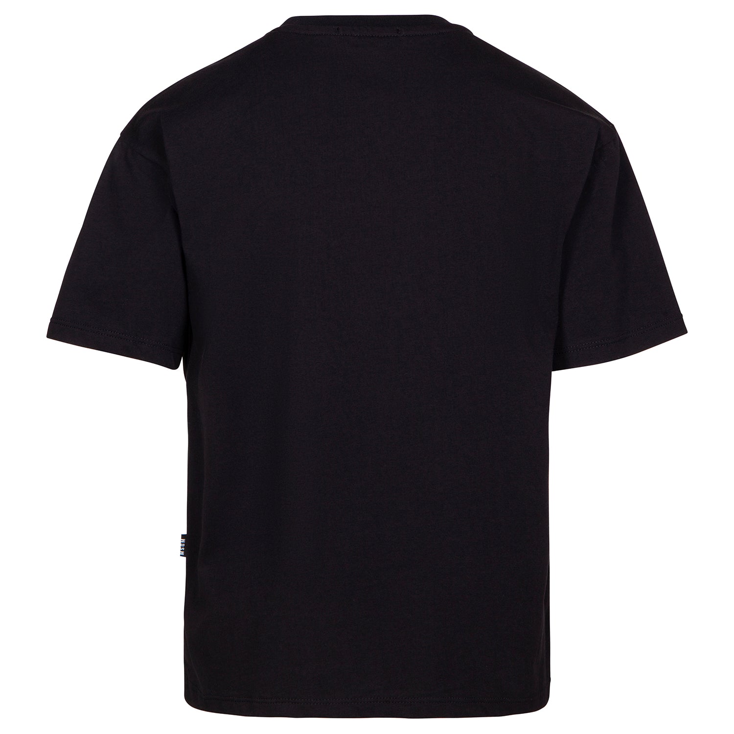 Boys & Girls Black Logo Cotton T-Shirt