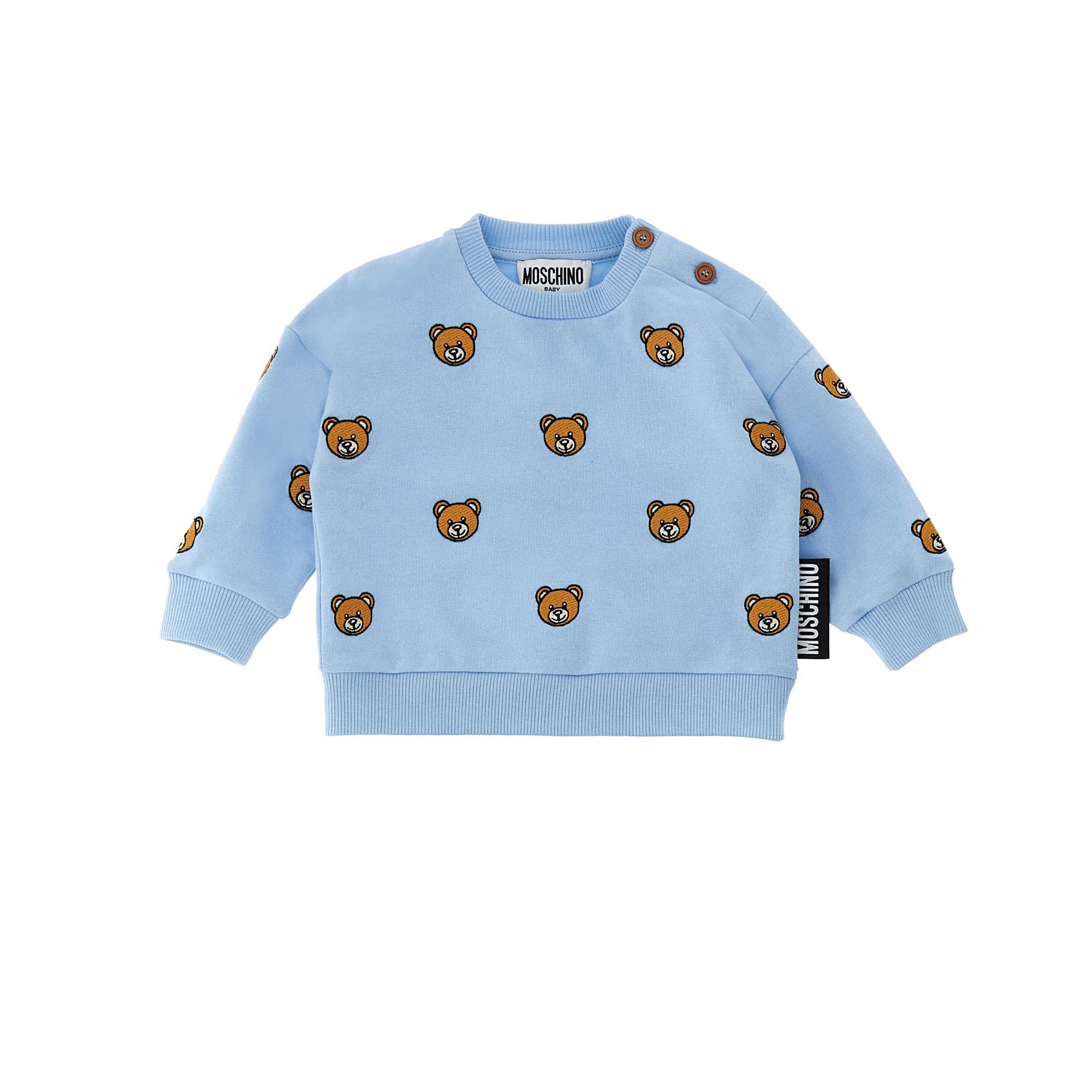 Baby Boys & Girls Blue Toy Cotton Sweatshirt