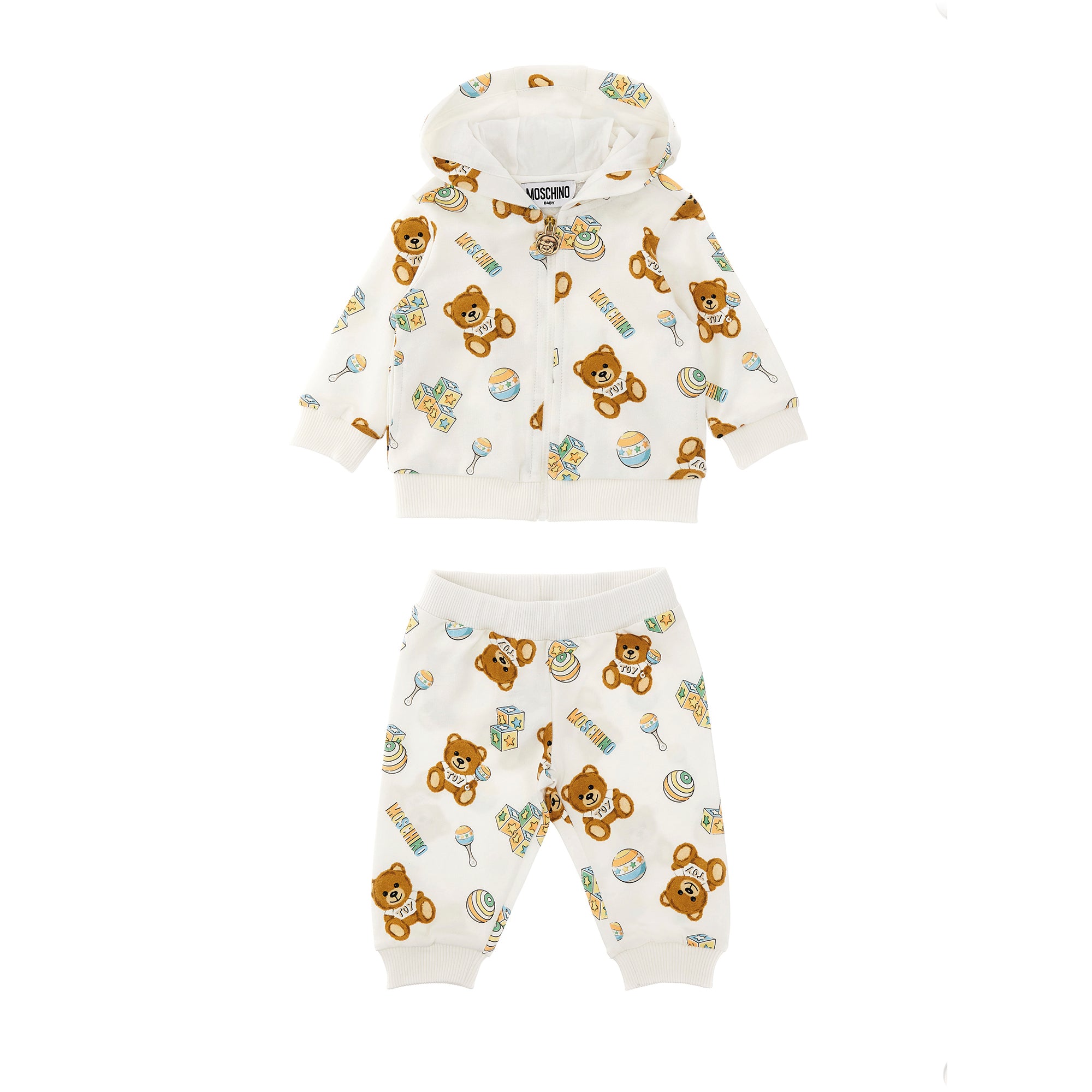 Baby Boys & Girls White Toy Cotton Set