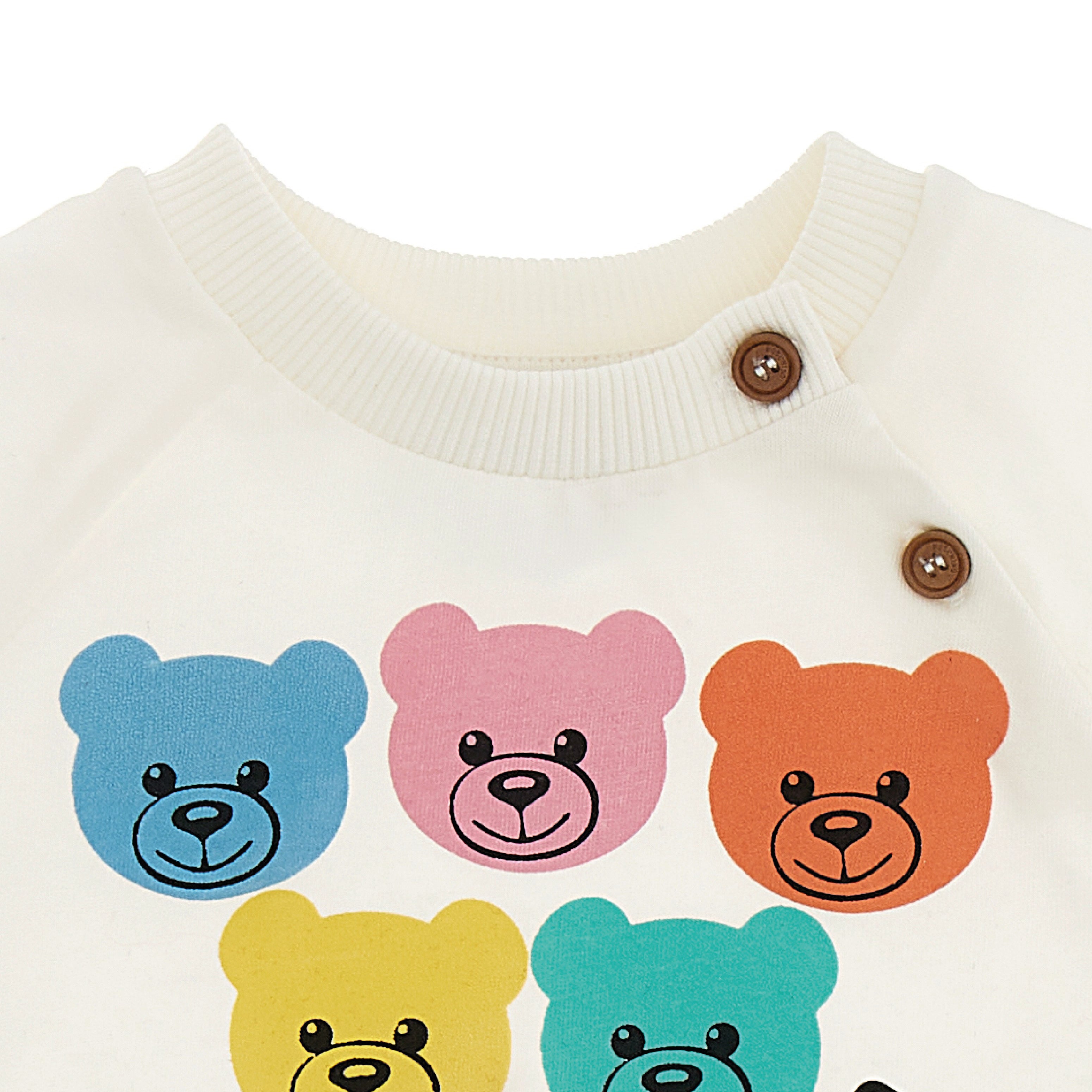 Baby Boys & Girls White Bear Cotton T-Shirt