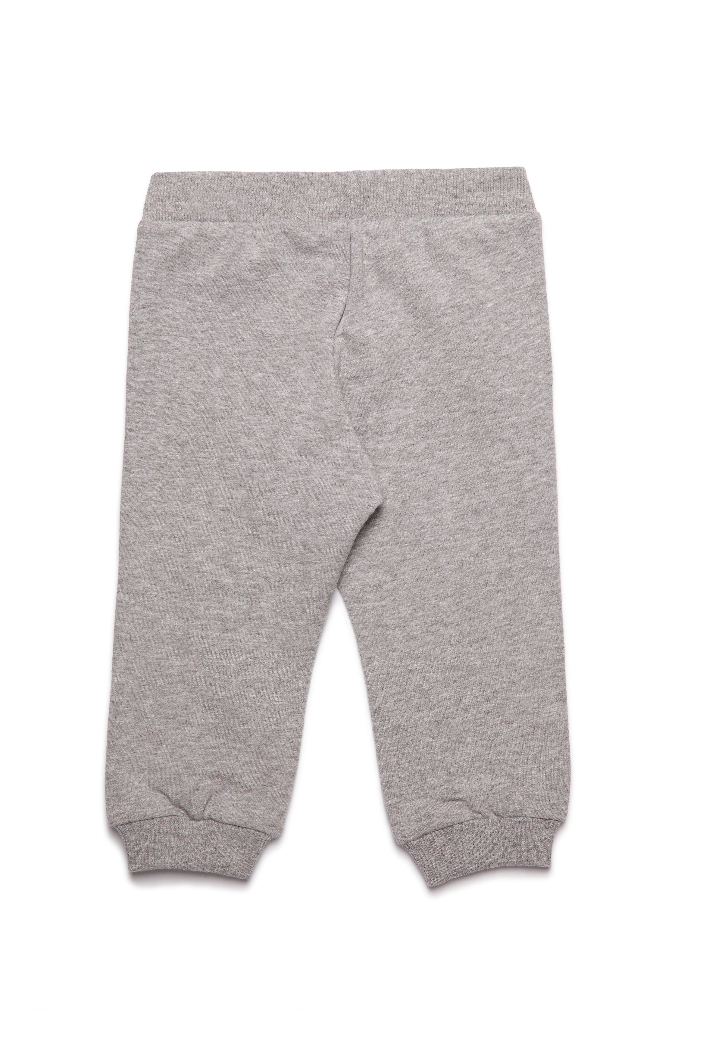 Baby Boys & Girls Grey Logo Cotton Trousers