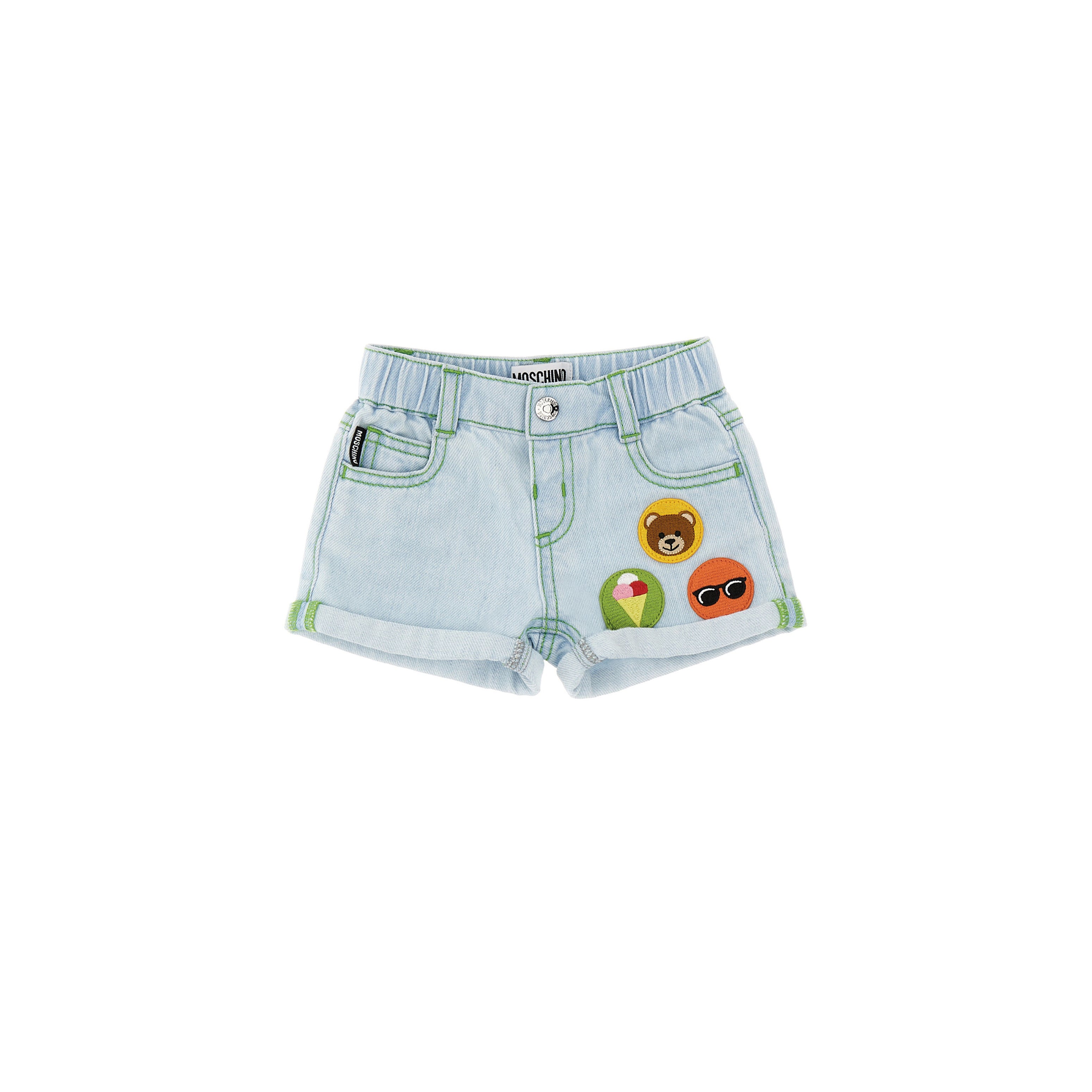 Baby Boys & Girls Light Blue Denim Shorts