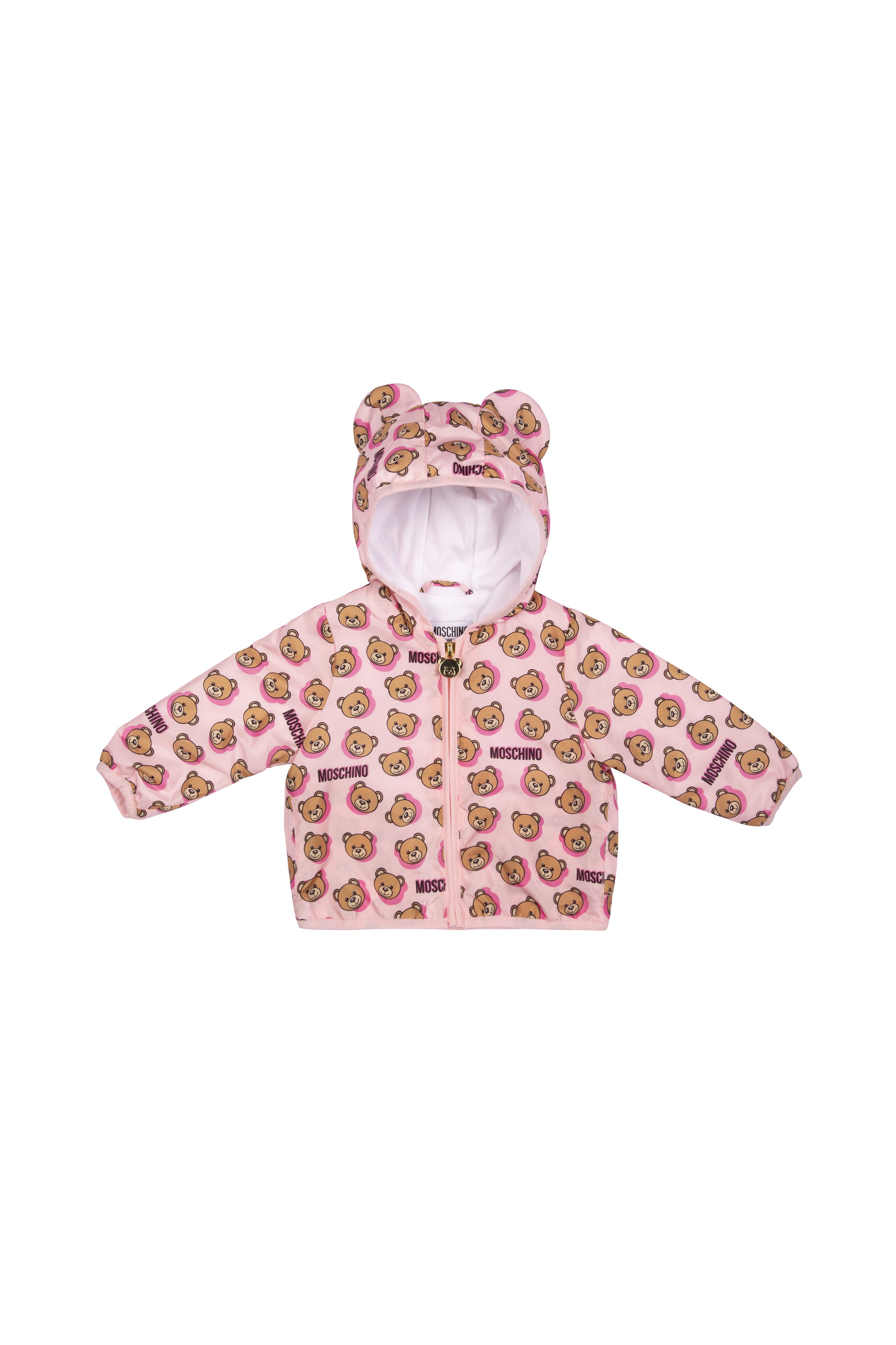 Baby Boys & Girls Pink Printed Jacket