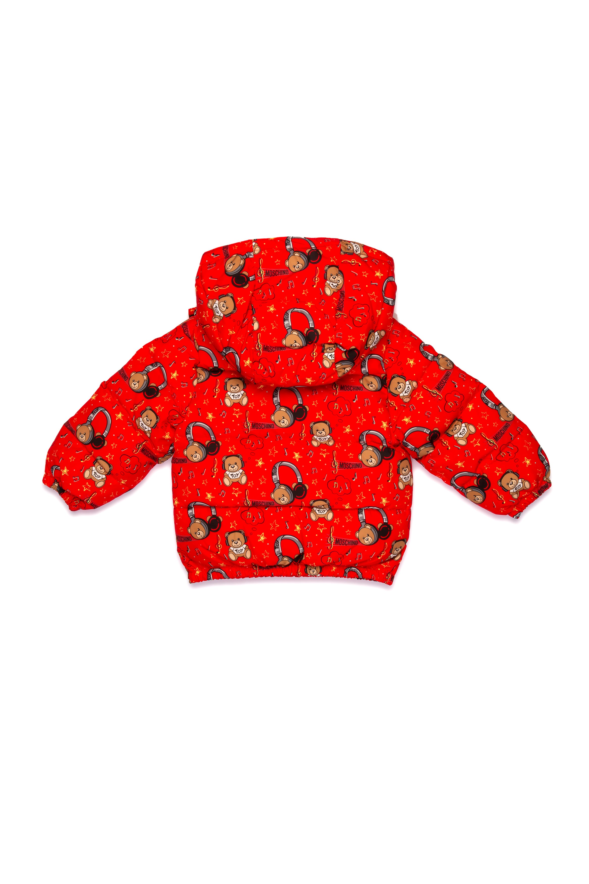 Baby Boys Red Teddy Puffer Jacket