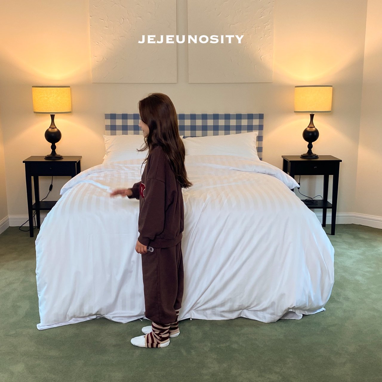 Boys & Girls Brown Cotton Trousers