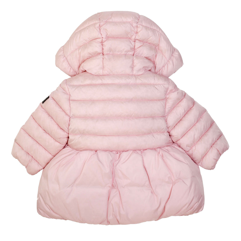 Baby Girls Quartz Pink Bow Trims Hooded Padded Down Jacket - CÉMAROSE | Children's Fashion Store - 2