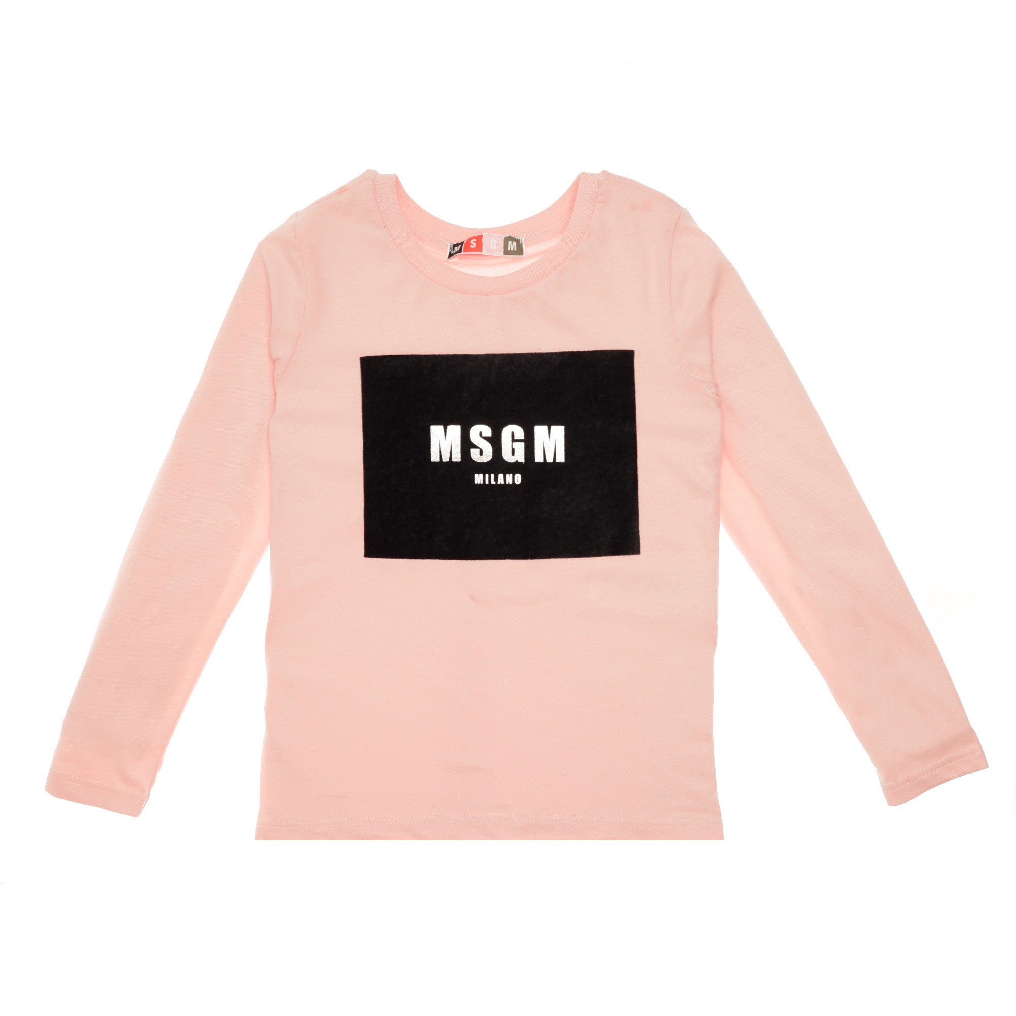 Girls Pink Long Sleeve Jersey Cotton T-Shirt - CÉMAROSE | Children's Fashion Store - 1