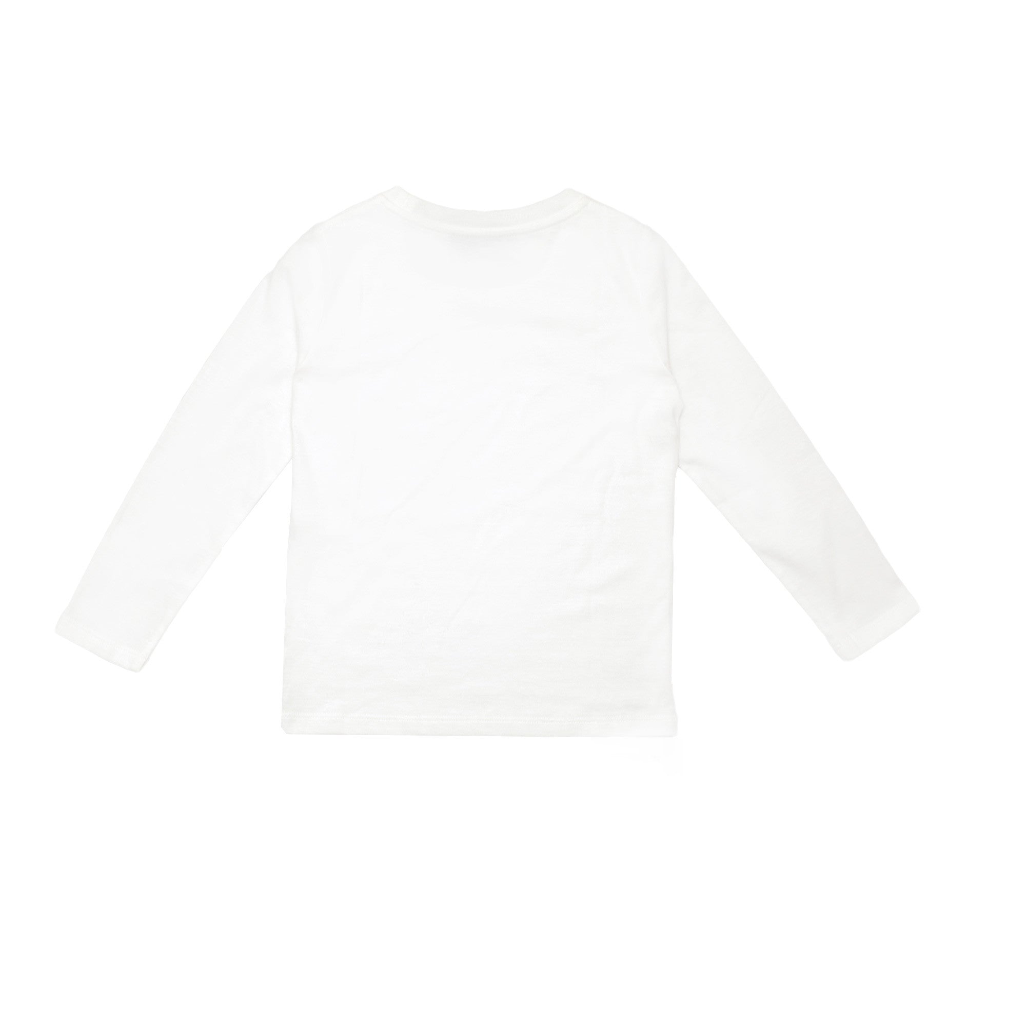 Girls White Cotton T-Shirt With Cat Flower Print - CÉMAROSE | Children's Fashion Store - 2