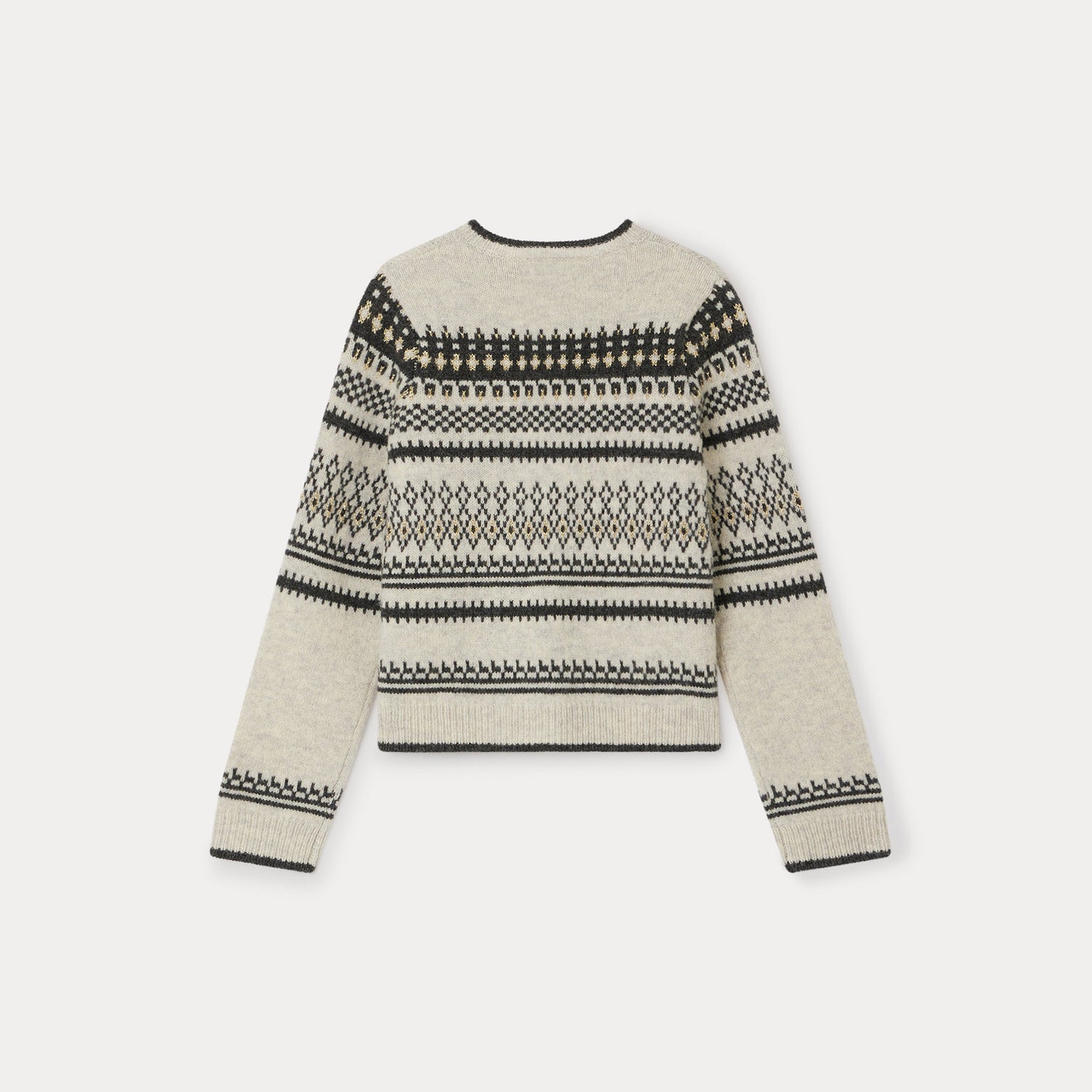 Girls Light Grey Wool Cardigan