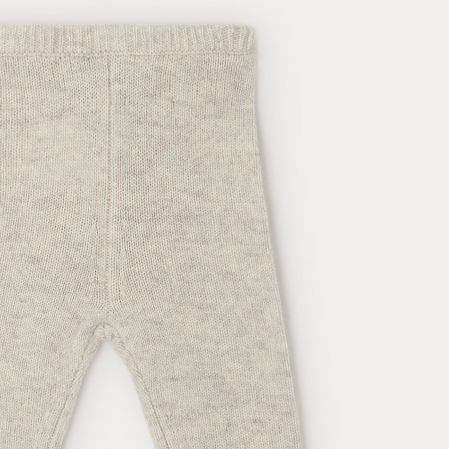 Baby Boys & Girls Beige Wool Leggings