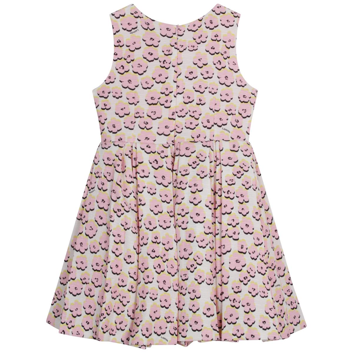 Girls Light Pink Floral Dress