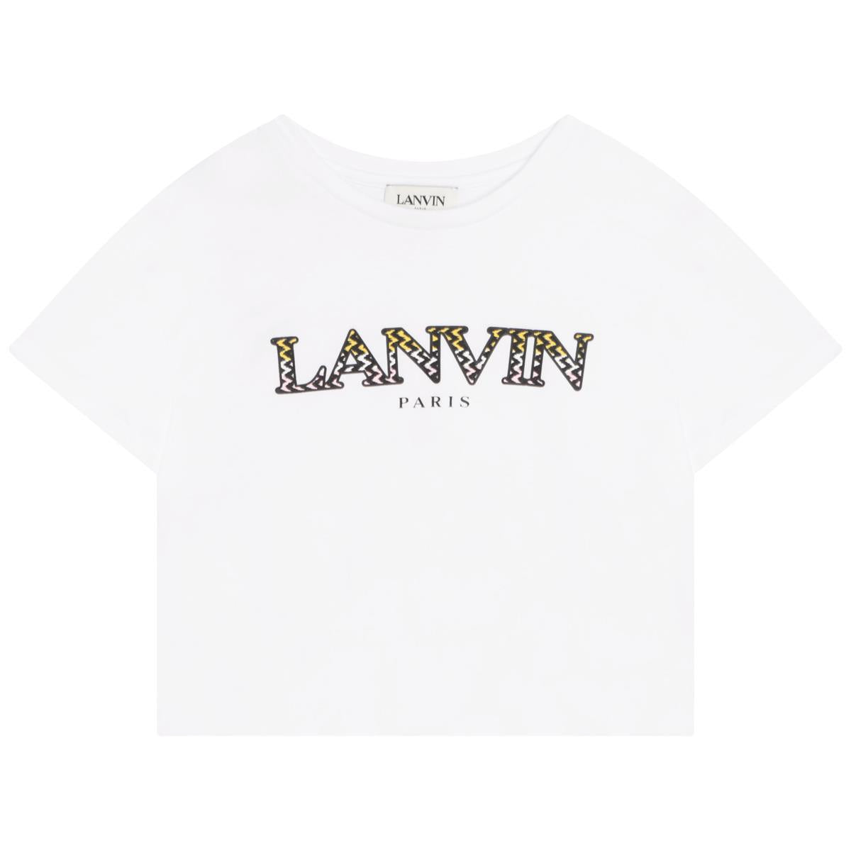 Girls White Logo T-Shirt