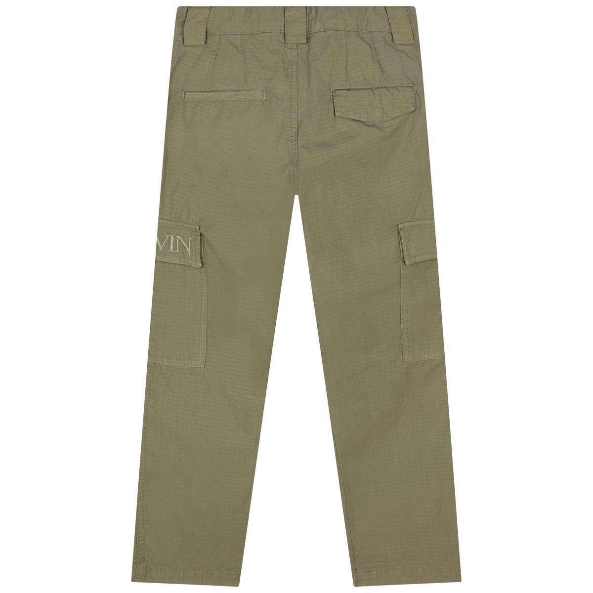 Boys Green Trousers