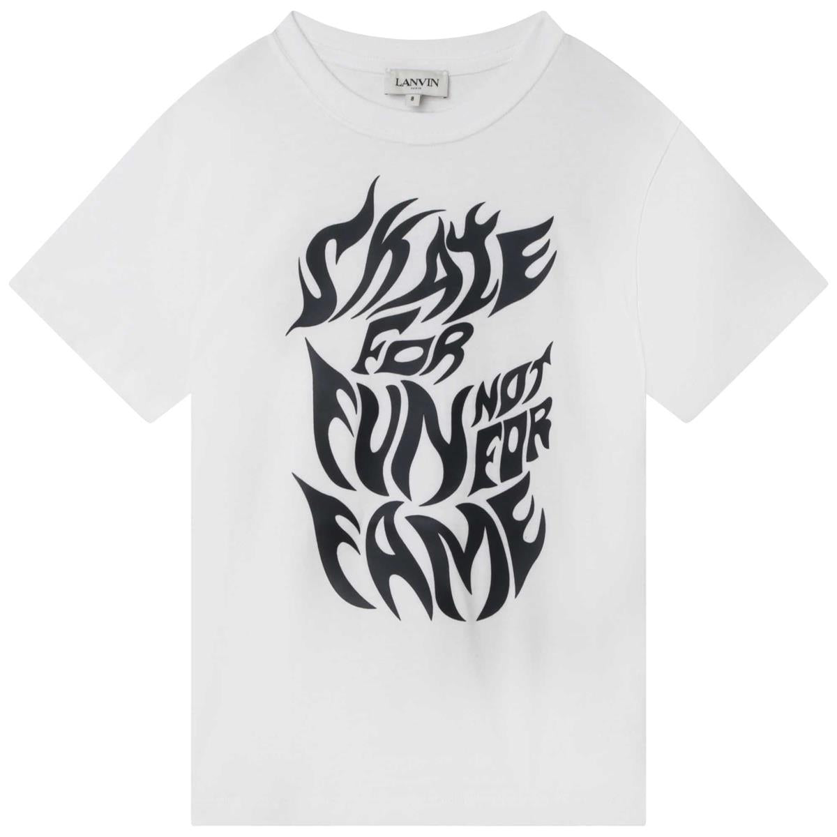 Boys White Logo T-Shirt