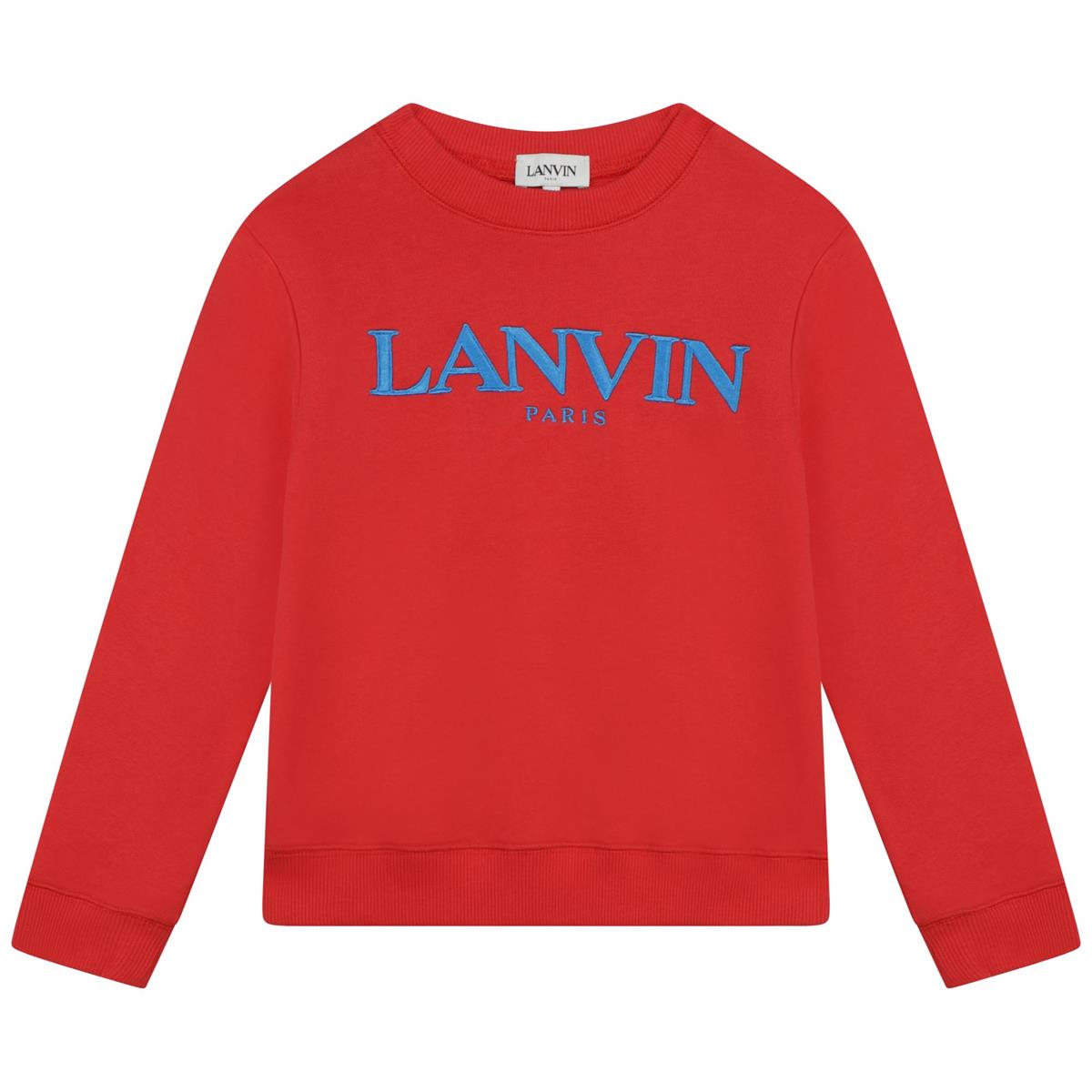 Girls Red Logo Sweatshirt