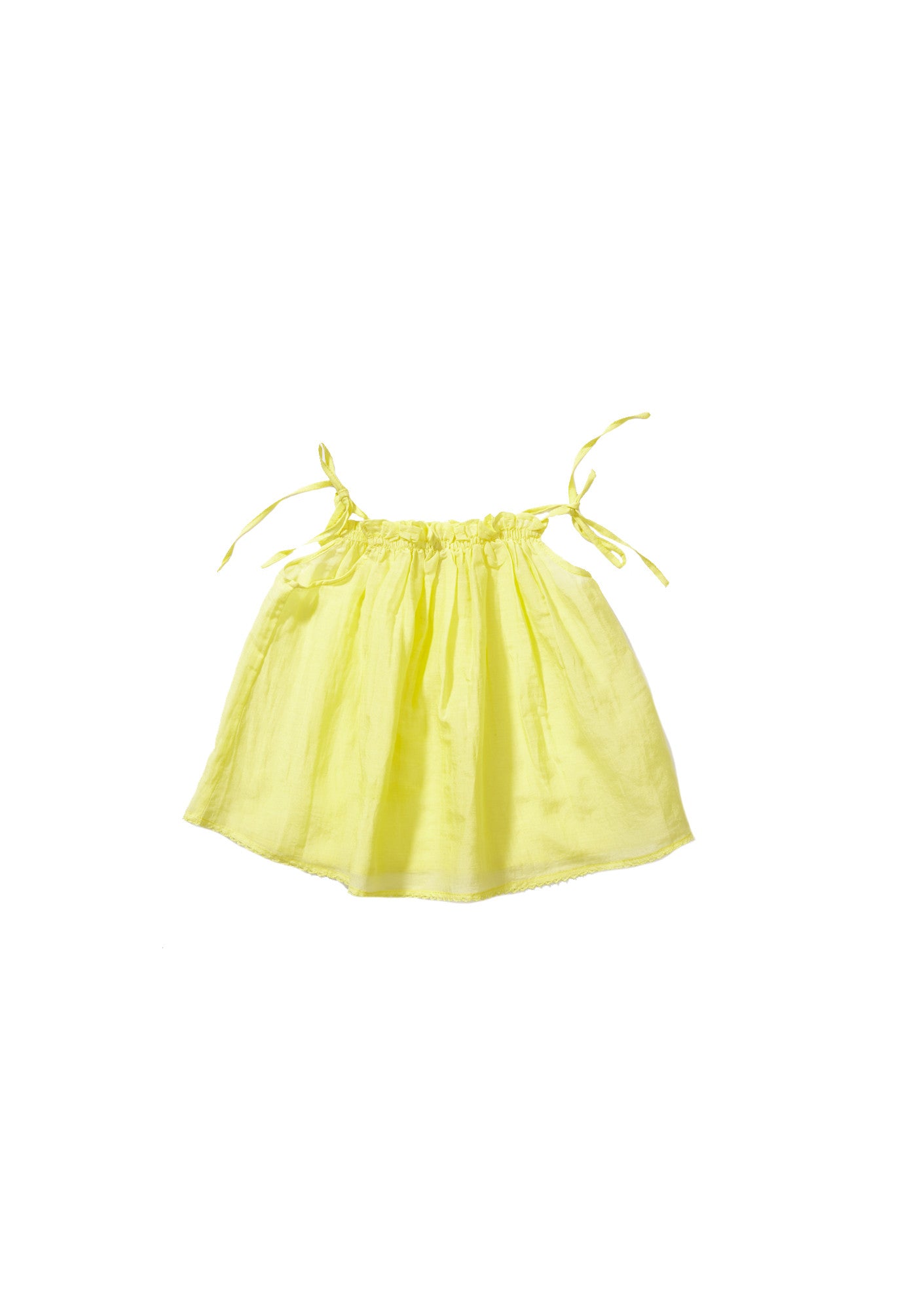 Baby Girls Yellow Cotton Top