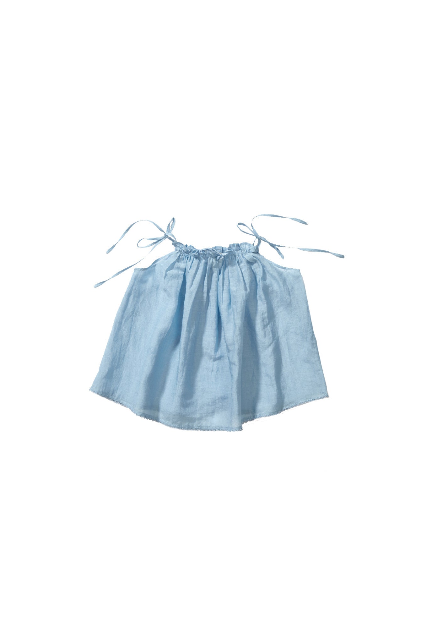 Baby Girls Blue Cotton Top