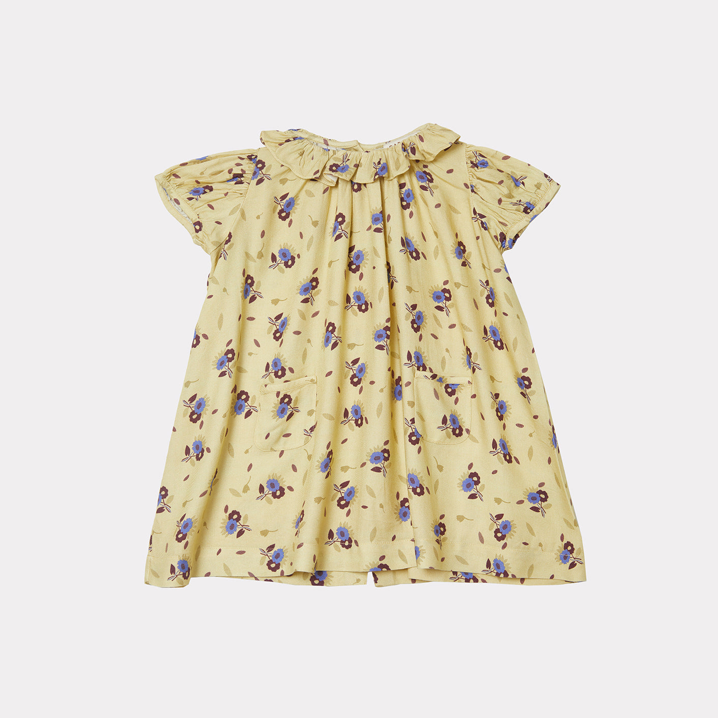 Baby Girls Yellow Floral Dress