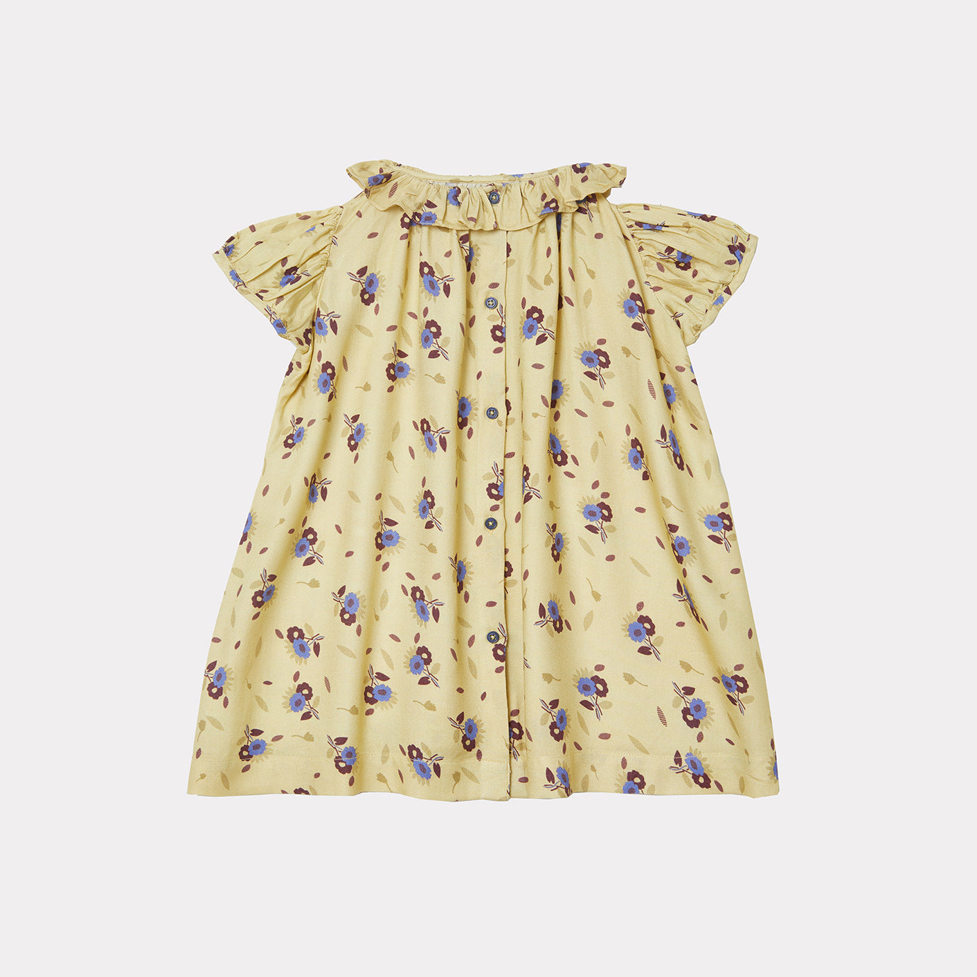 Baby Girls Yellow Floral Dress
