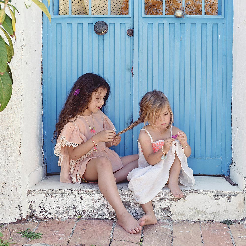 Girls Pink "Jaen" Necklace