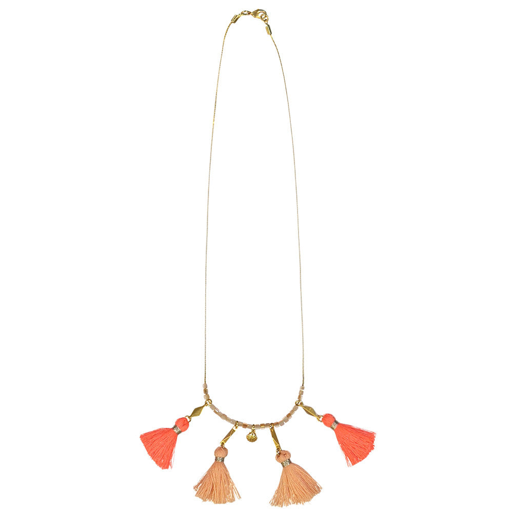 Girls Coral "Lucena" Necklace
