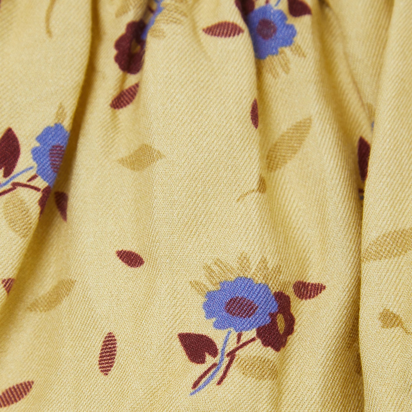 Baby Girls Yellow Printed Bloomers
