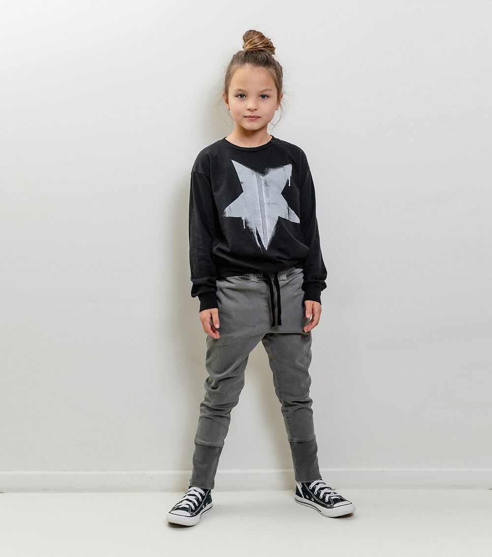 Boys & Girls Black Vintage Trousers