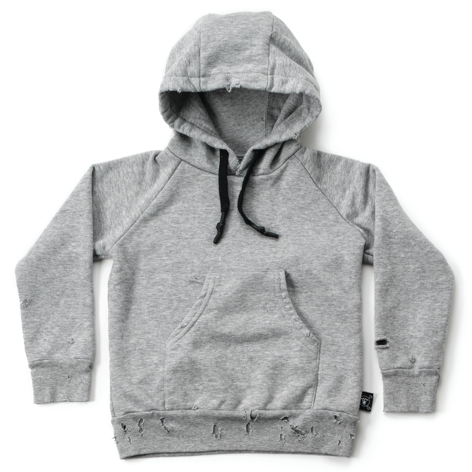 Boys & Girls Heather Grey Cotton Sweatshirt