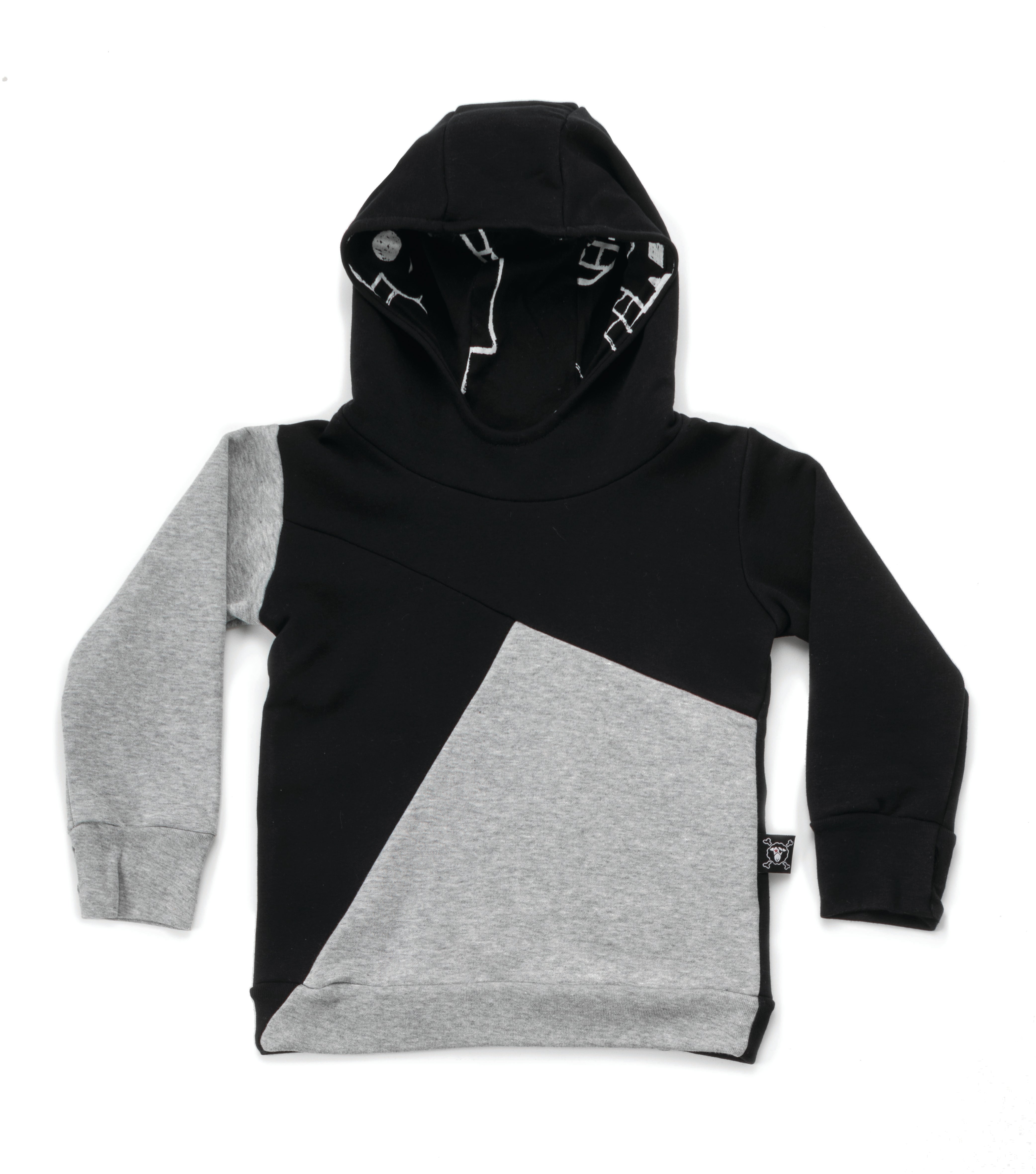 Boys & Girls Black Cotton Sweatshirt