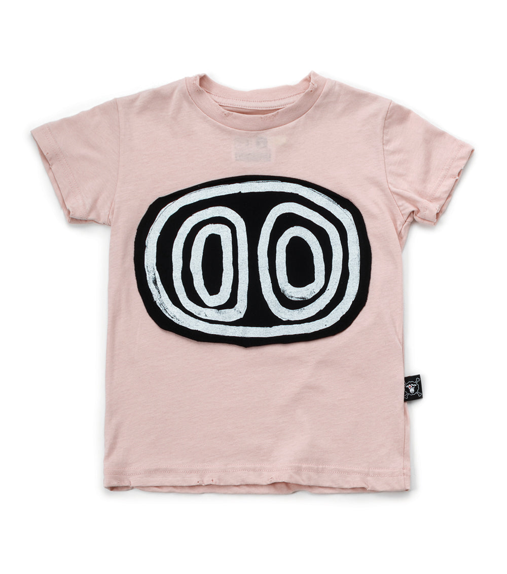 Boys Light Pink Eyes Cotton T-shirt