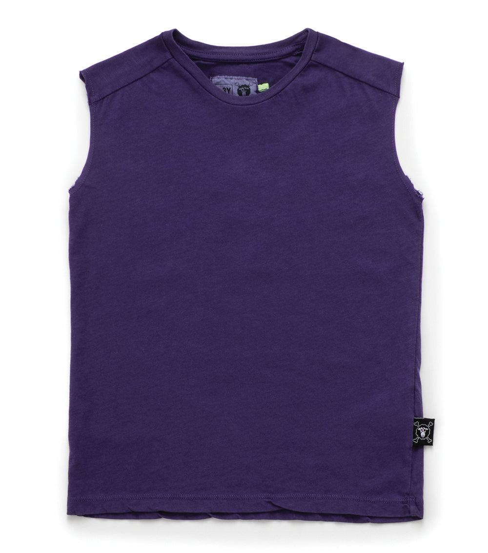 Boys & Girls Deep Purple Cotton Shirt