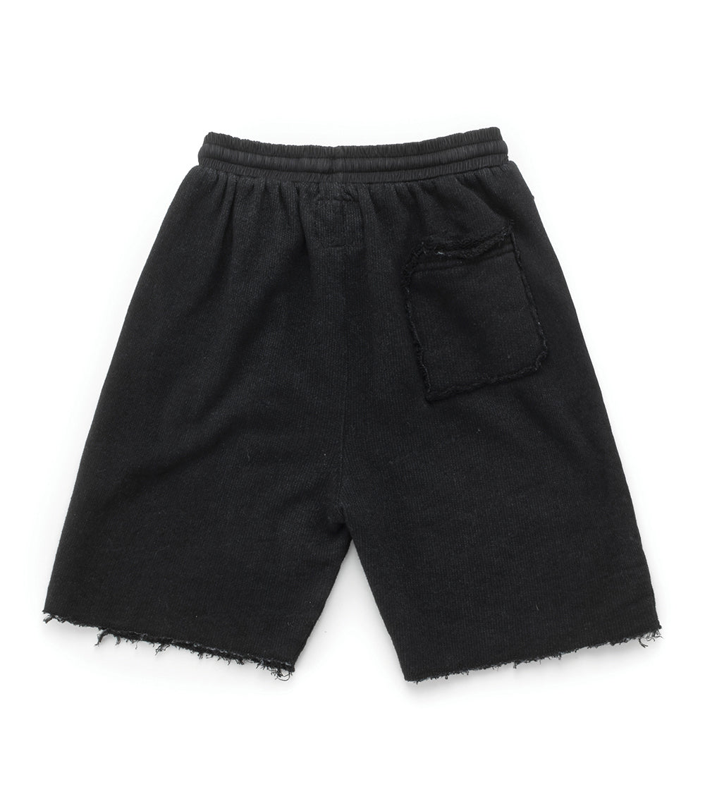 Girls Black Sweat Shorts