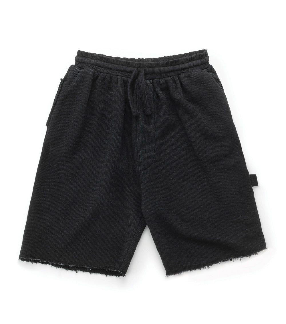 Girls Black Sweat Shorts