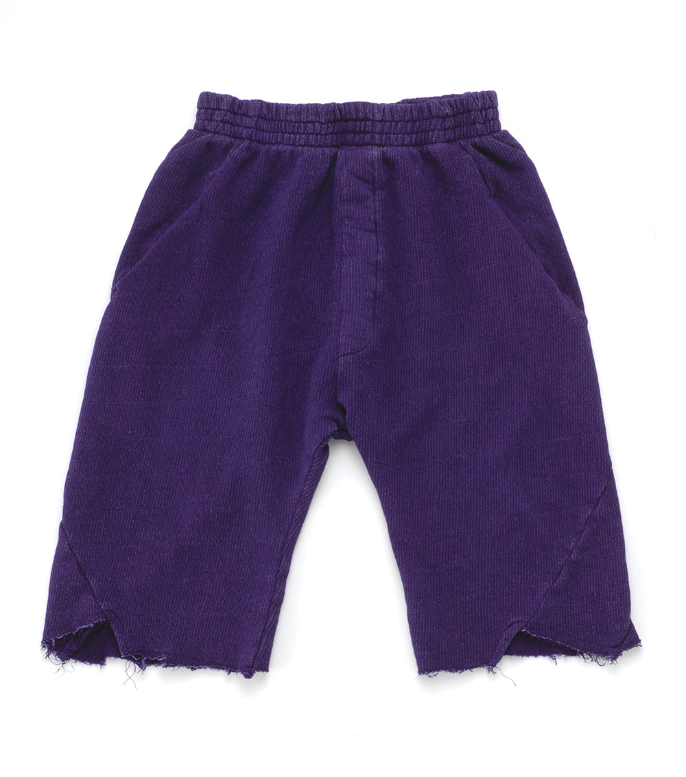 Girls Deep Purple Sweat Shorts