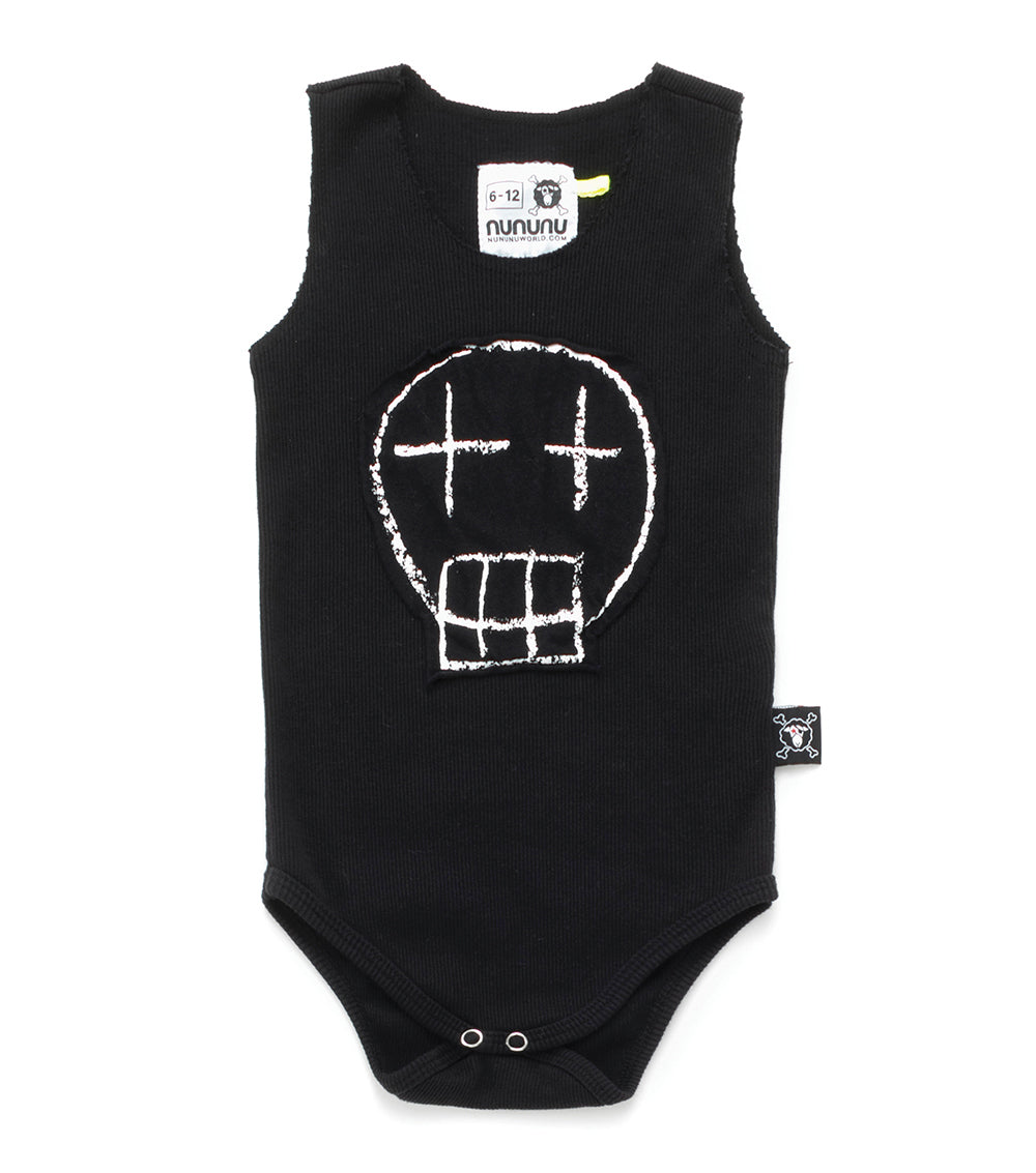 Baby Boys Black Sketch Babysuits