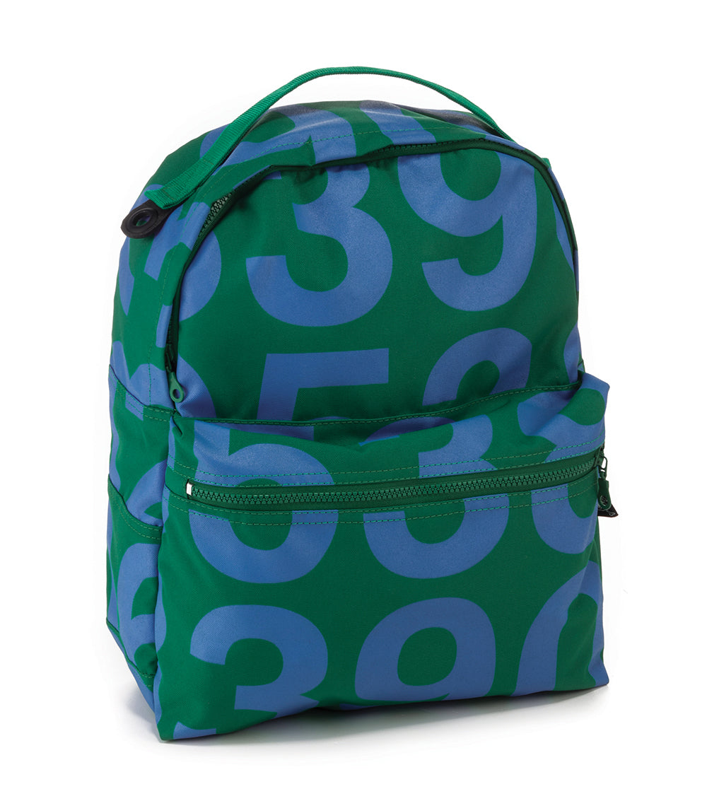 Baby Boys Green Number Backpack