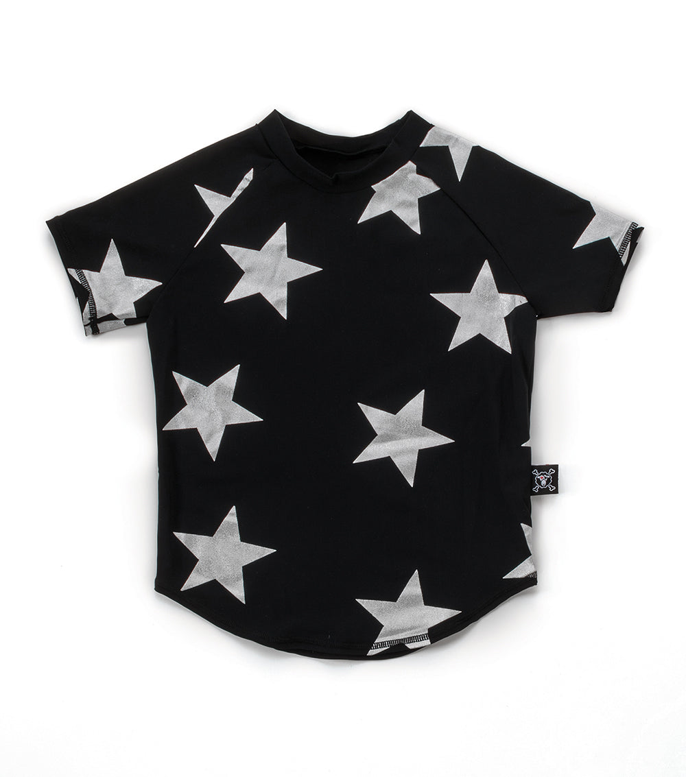 Baby Boys Black Star Rushguard