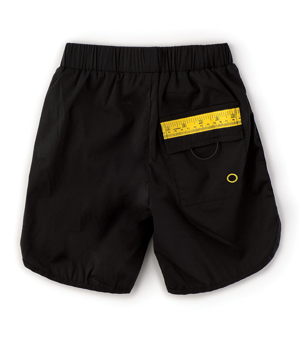 Boys Black Cotton Shorts