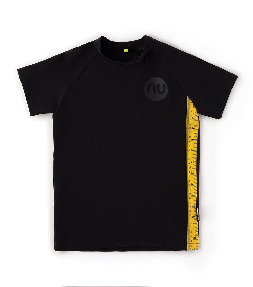 Boys Black Cotton T-shirt