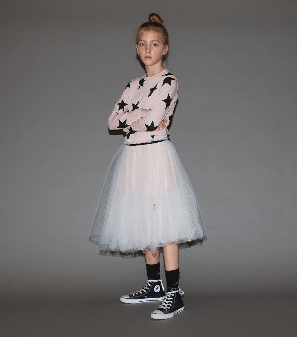 Girls Pink Star Dress
