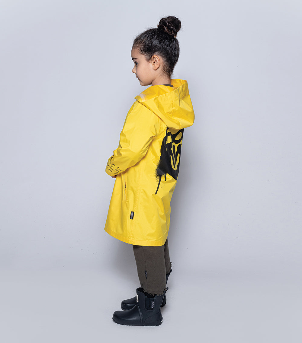 Boys & Girls Yellow Raincoat