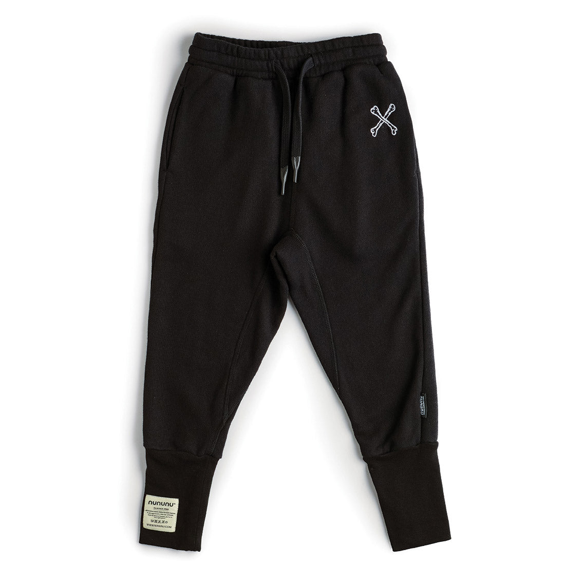 Boys & Girls Black Baggy Trousers